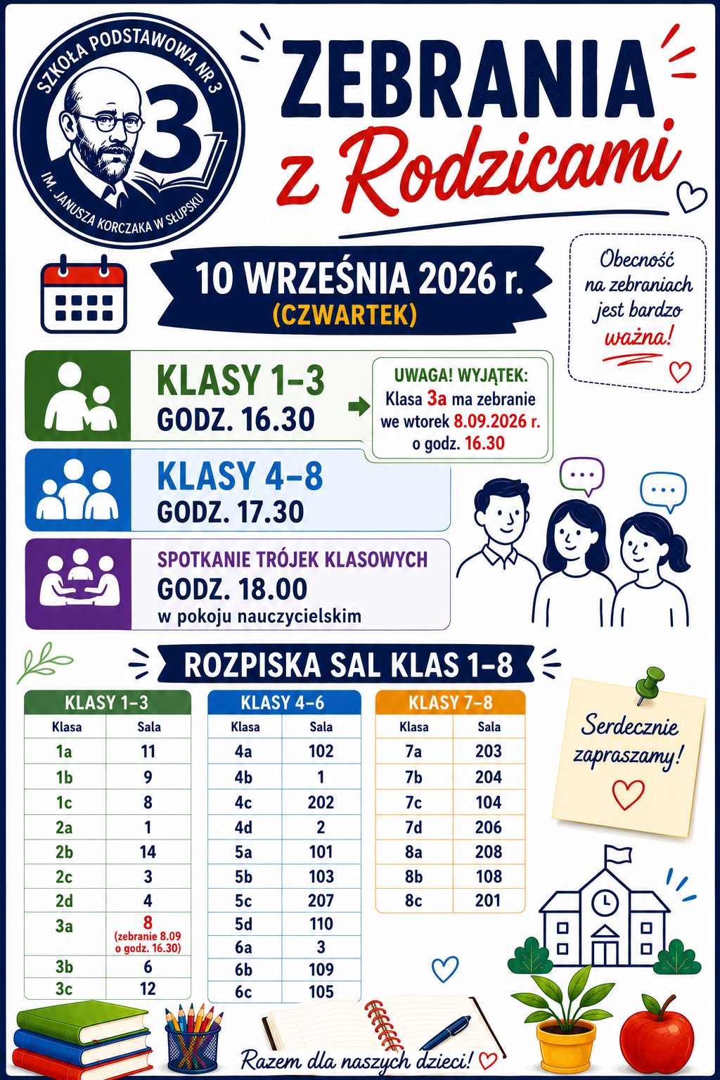Zebrania sale