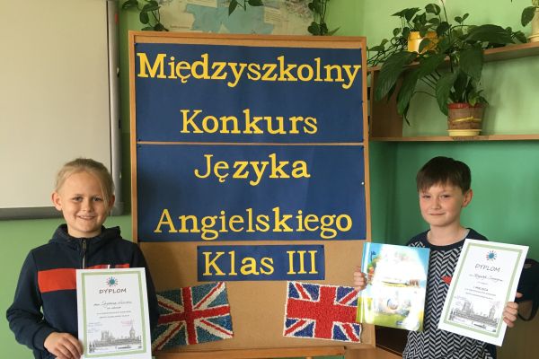 Szymon  uczeń klasy 3 c i Krzysztof uczeń klasy 3 d 