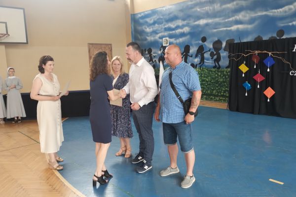 Podziękowanie dla rodziców z klasy 3 C.