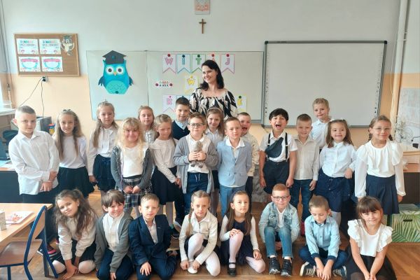 Pamiątkowe zdjęcie klasy 1d