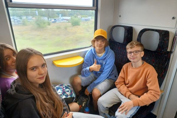 Na wycieczce w  Ustce