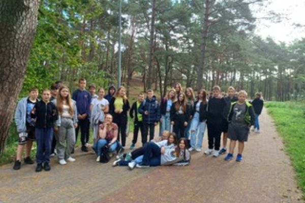 Na wycieczce w  Ustce