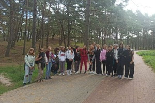 Na wycieczce w  Ustce