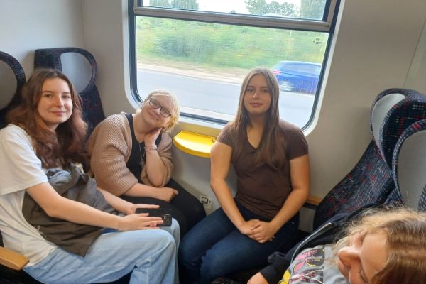 Na wycieczce w  Ustce