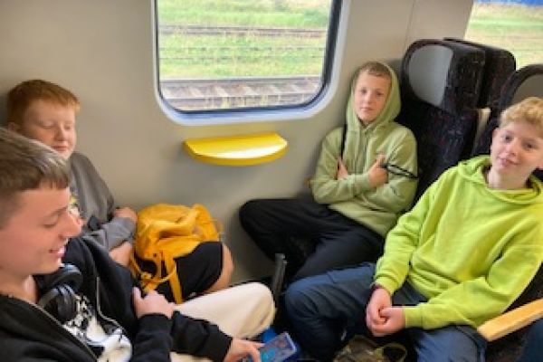 Na wycieczce w  Ustce