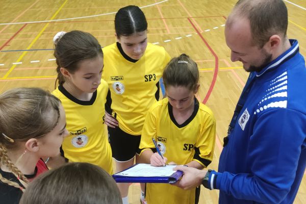 Reprezentantki szkoły w koszykówce 3x3 