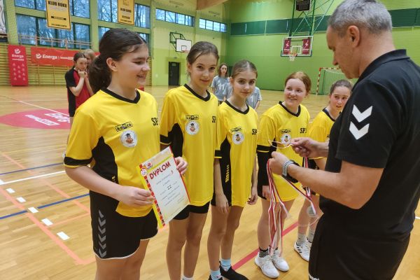 Reprezentantki szkoły w koszykówce 3x3 