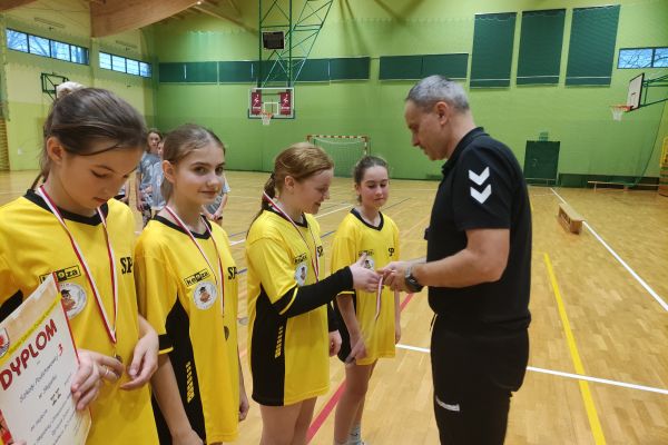 Reprezentantki szkoły w koszykówce 3x3 