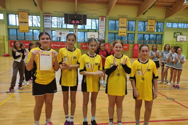 Reprezentantki szkoły w koszykówce 3x3 
