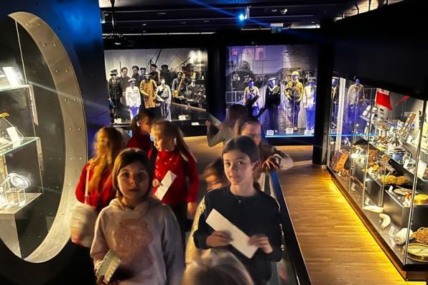Lekcja tematyczna w muzeum w Gdyni