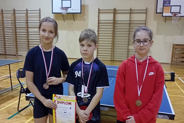 Tenis stołowy - nasza drużyna