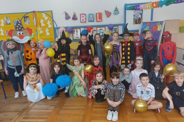 Bal karnawałowy w klasie 2a