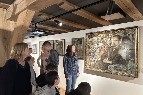 Lekcja plastyki w muzeum