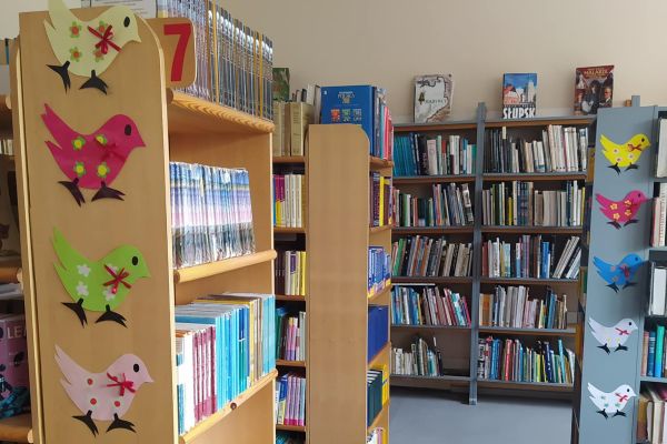 Wiosna w bibliotece