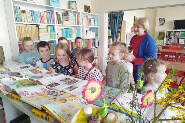 Wiosna w bibliotece