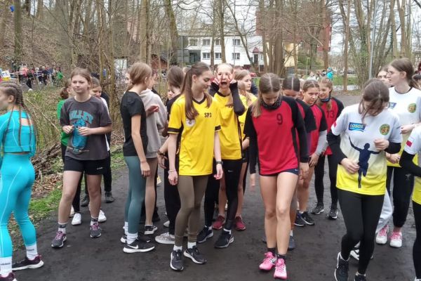 Biegi przełajowe - zawodnicy SP-3