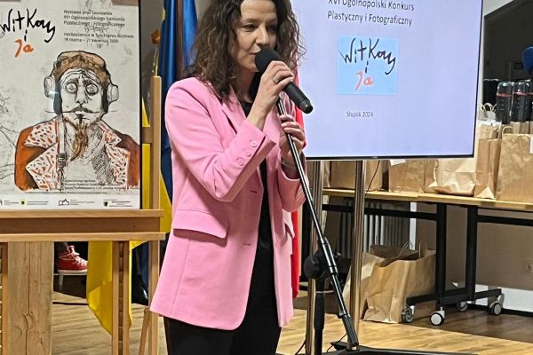 Wystąpienie Pani Marzeny Wolskiej dyrektor SP3