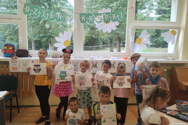 Dzień Kropki  w klasach młodszych