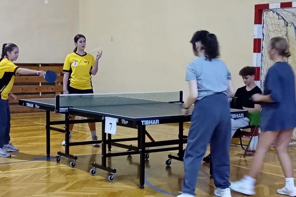 Tenis stołowy- reprezentanci naszej szkoły