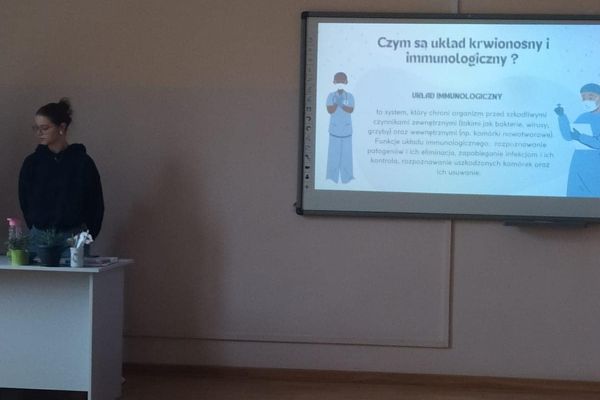 Zajęcia biologiczne w II LO – projekt Klasa Patronacka 