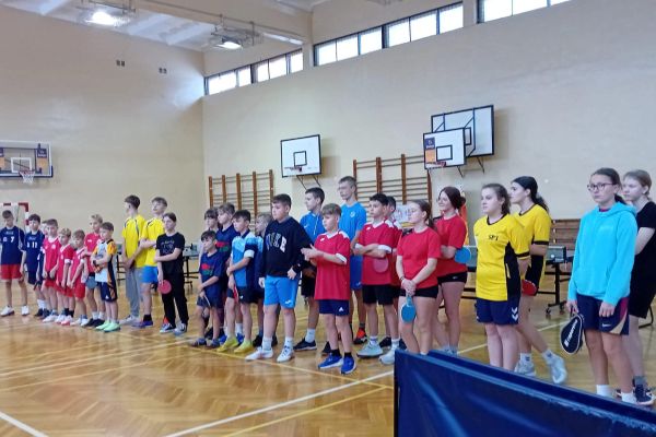 Półfinał Wojewódzkich Igrzysk Dzieci w Tenisie Stołowym Dziewcząt 