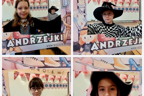 Andrzejkowa zabawa w klasach 1-3