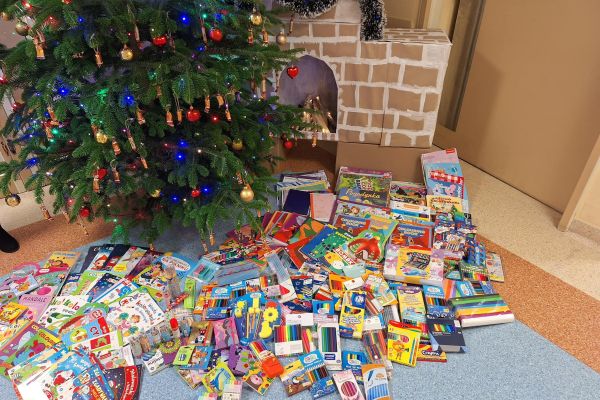 Mikołajki na Oddziale Pediatrycznym słupskiego szpitala