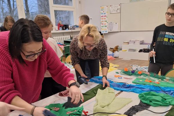 Warsztaty bajkoterapii w klasach 3b i 3c
