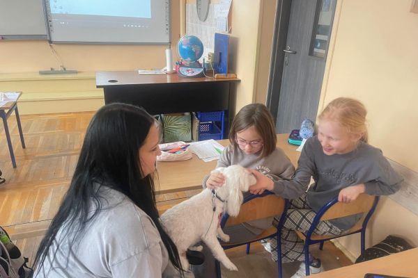 W objęciach Psijaciela – wyjątkowe zajęcia dla naszych uczniów