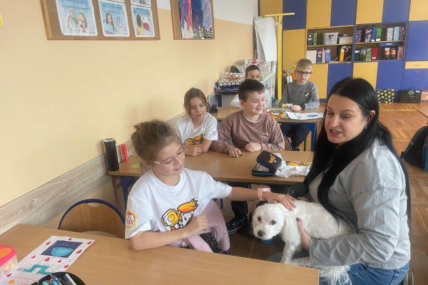 W objęciach Psijaciela – wyjątkowe zajęcia dla naszych uczniów