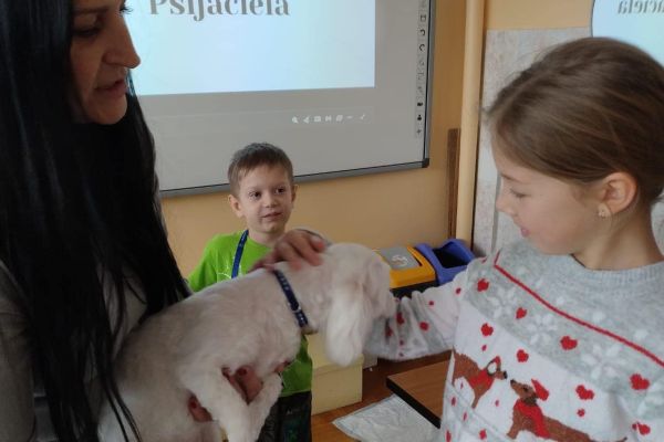 W objęciach Psijaciela – wyjątkowe zajęcia dla naszych uczniów