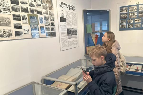 Odwiedziny Koła Historii Regionalnej w Szkole Policji