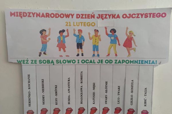 Obchody Międzynarodowego Dnia Języka Ojczystego w naszej szkole
