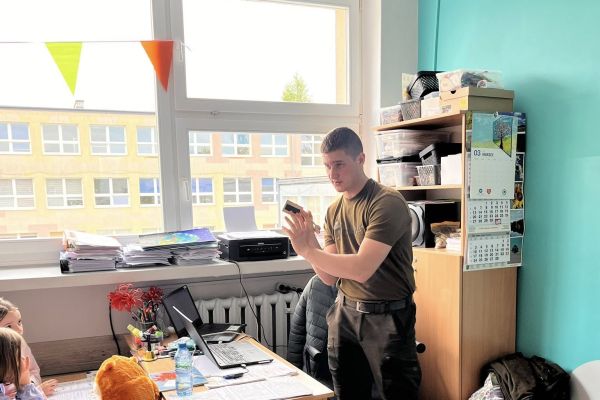 Wyjątkowe zajęcia z panem Jakubem Burdą