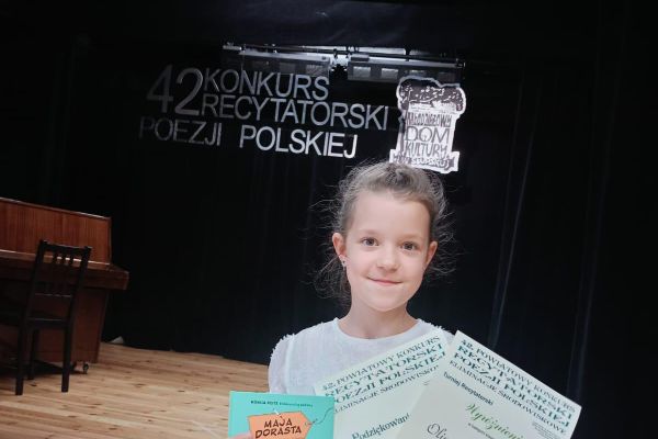 Sukces w konkursie recytatorskim