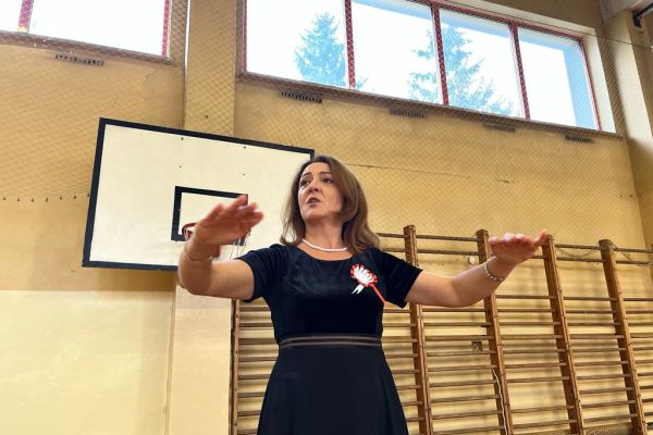 Pani Ewa wspaniałym dyrygentem