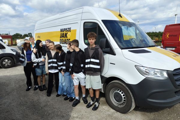 Wizyta klasy 7c w siedzibie InPost