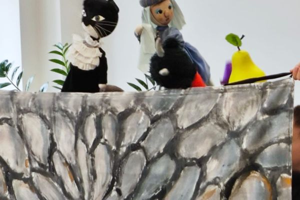 Udział klasy 6b w zajęciach teatralnych