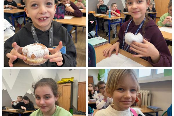 Tłusty Czwartek w klasach I–III