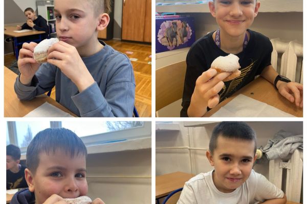 Tłusty Czwartek w klasach I–III