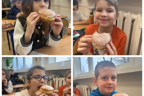 Tłusty Czwartek w klasach I–III