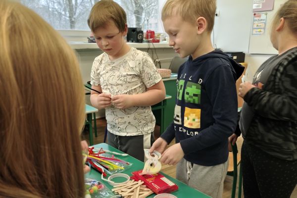 Udział klas I w warsztatach 
