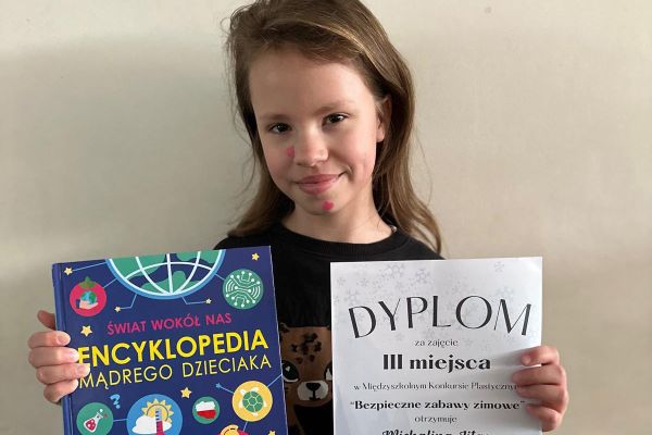 Międzyszkolny Konkurs Plastyczny „Bezpieczne zabawy zimowe”