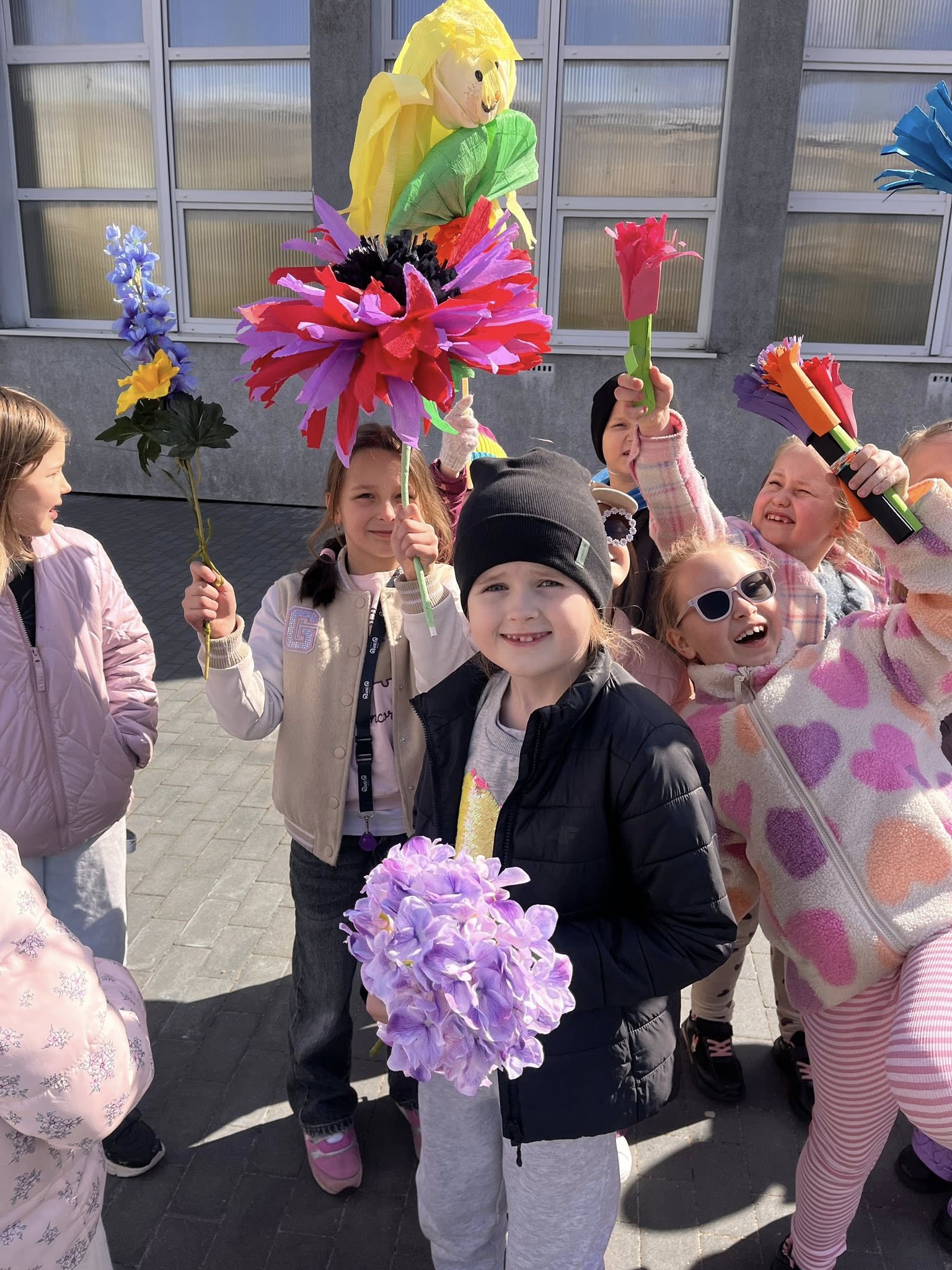 Wiosenny przemarsz w klasach młodszych