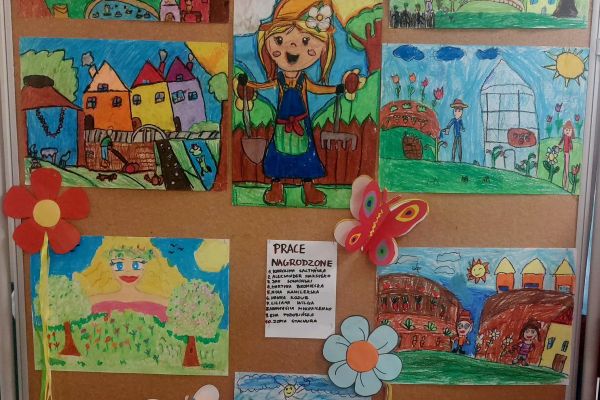 Konkurs plastyczny pn. „Wiosna w ogródku”