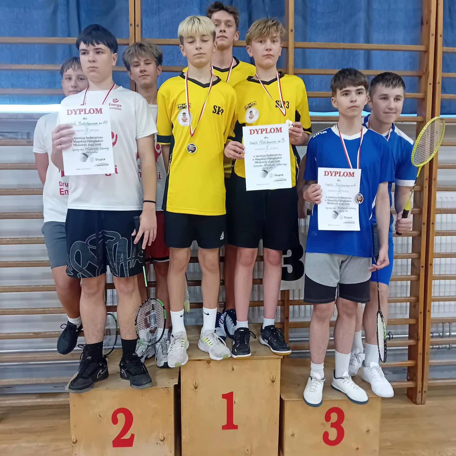 Słupska Olimpiada Młodzieży - zawody badmintona