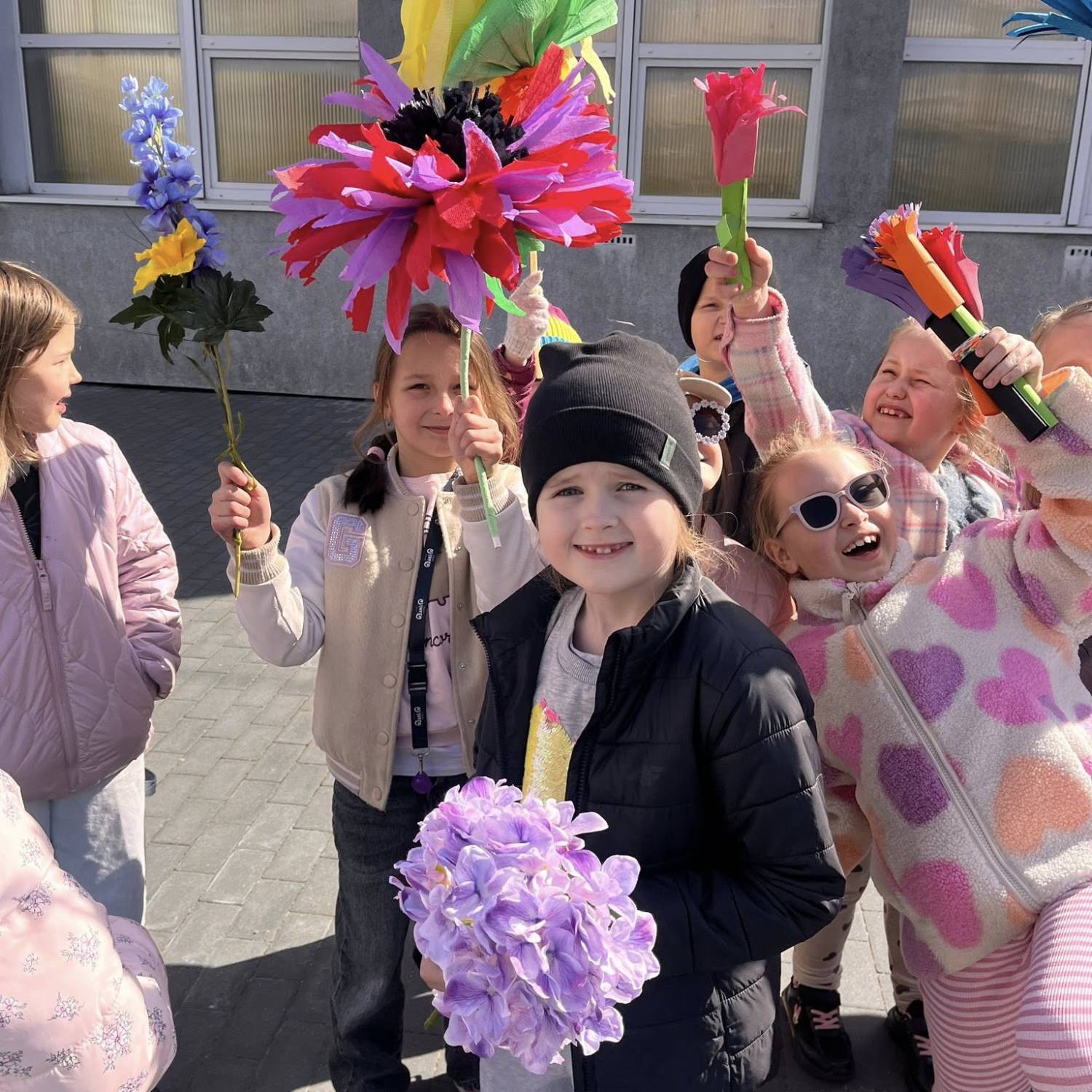 Wiosenny przemarsz w klasach młodszych