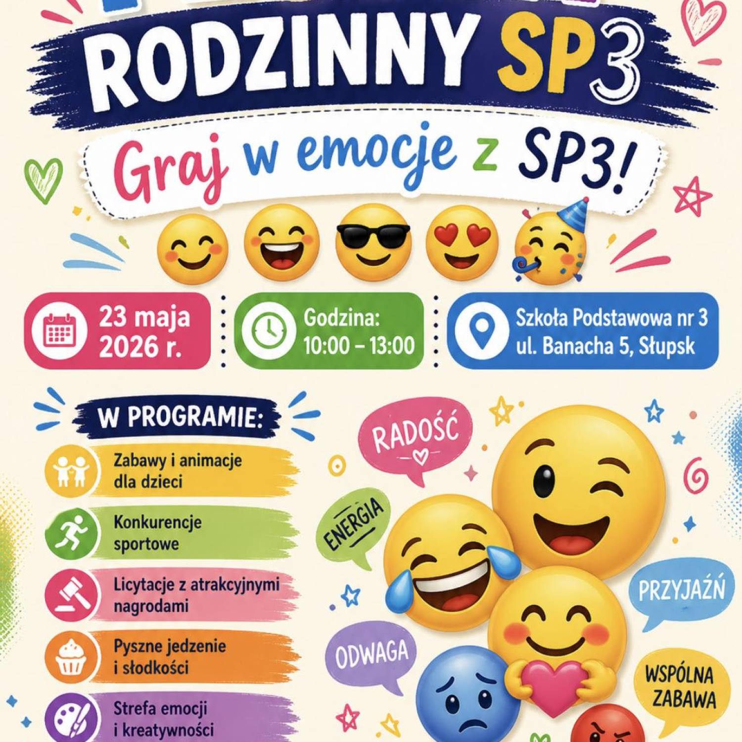 Zapraszamy na szkolny festyn!